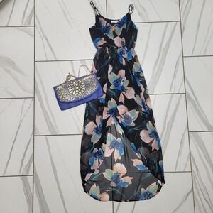 European Summer Floral Maxi Dress by Lush Small